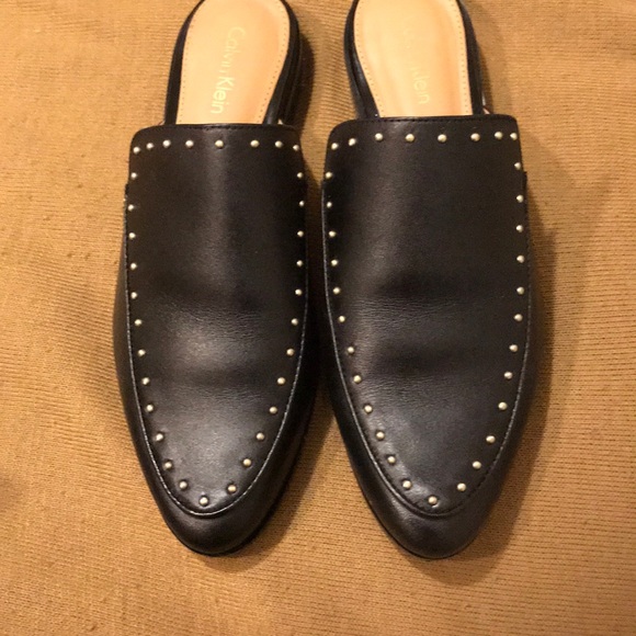 Women CalvinKlein”36” FLORAL flat Mules.Chic/NWT💕 - Picture 3 of 8